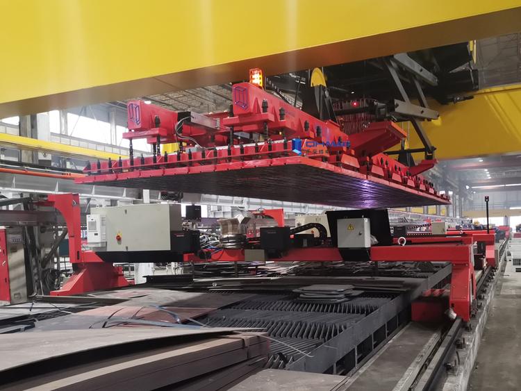 电永磁起重吊具钢板下料
