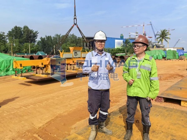 千豪出口电永磁吊具获客户好评
